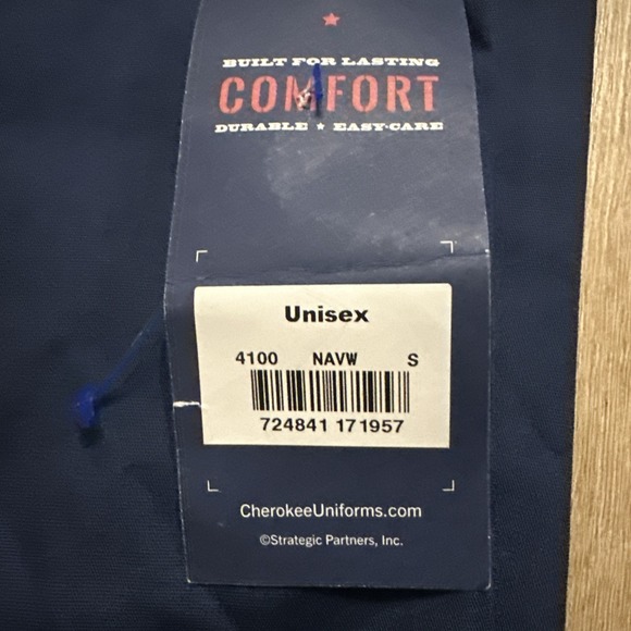 Cherokee Workwear Unisex Scrub Medical Pants Navy‎ Blue Size Small - 2 Pair - Picture 3 of 11